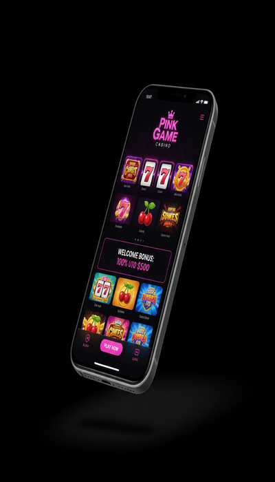 Pink Game Casino Casino en smartphone